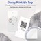 Avery Printable Rectangle Price Tags, Sure Feed Technology, 1-1/2" x 3", Glossy White Cardstock, Print-to-The-Edge, Laser/Inkjet Printable, 100 Total